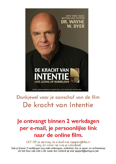 De kracht van intentie - online film