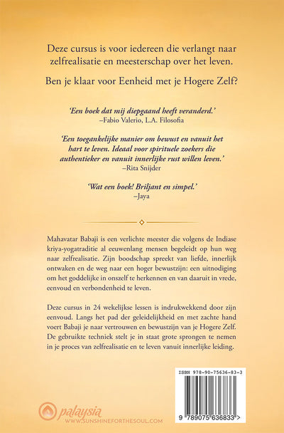 Eenheid met je Hogere Zelf - achterkant