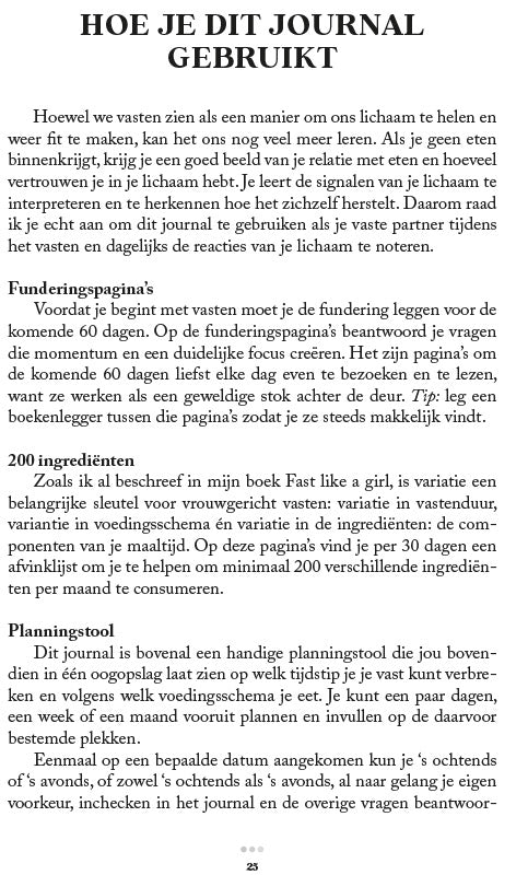 Fast like a girl journal
