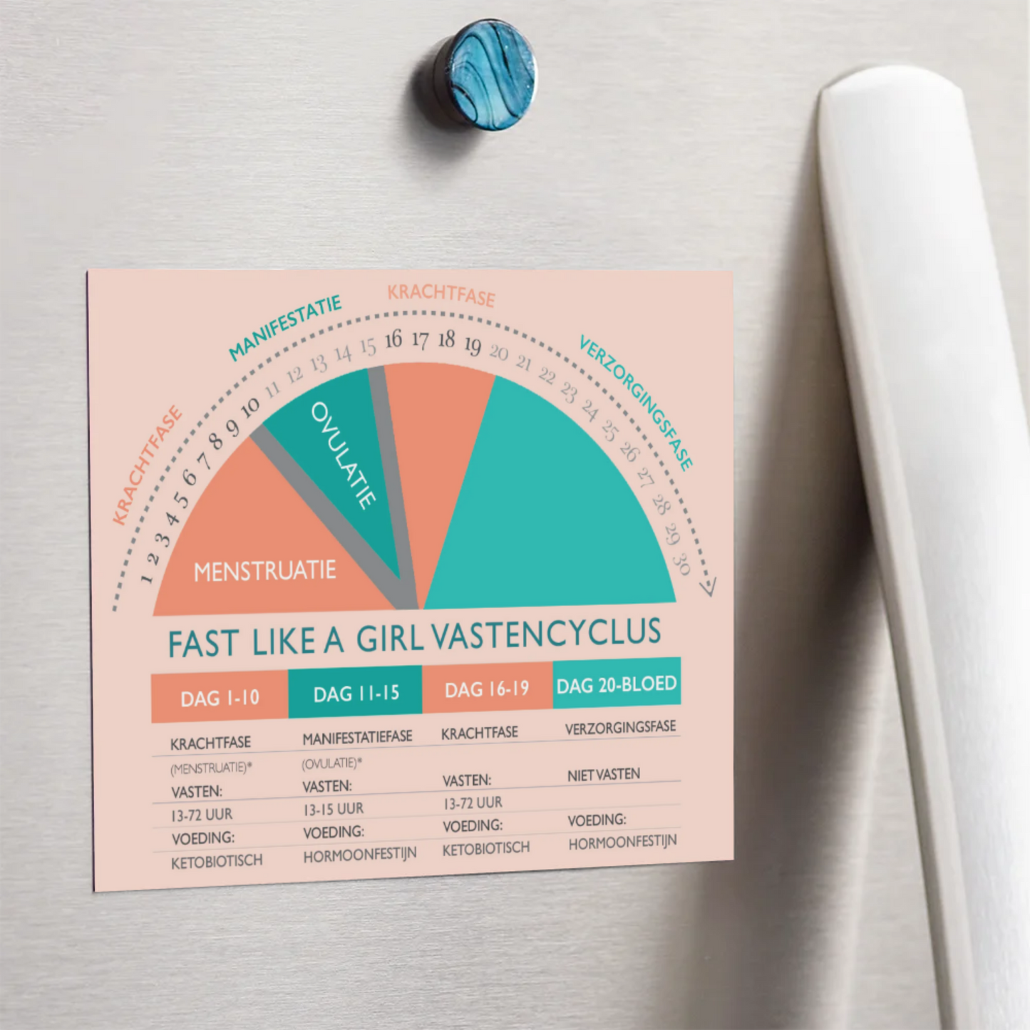 Fast like a girl magneet (cadeau)
